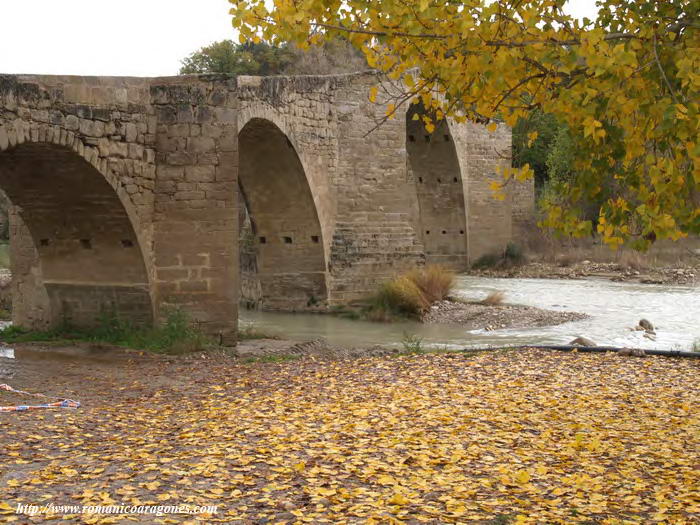 PUENTE DESDE ORILLA IZQUIERDA. AL FONDO, CAPELLA